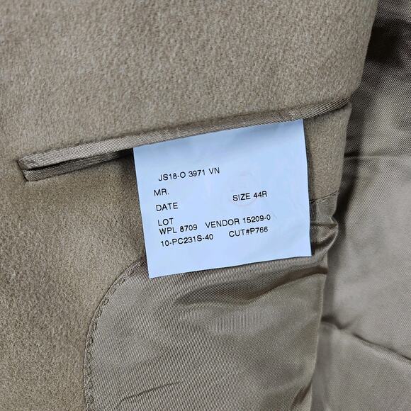 Vintage Stafford Camel Hair Blazer Mens Size 44R Classic Fit Jacket Old Money - Picture 11 of 16